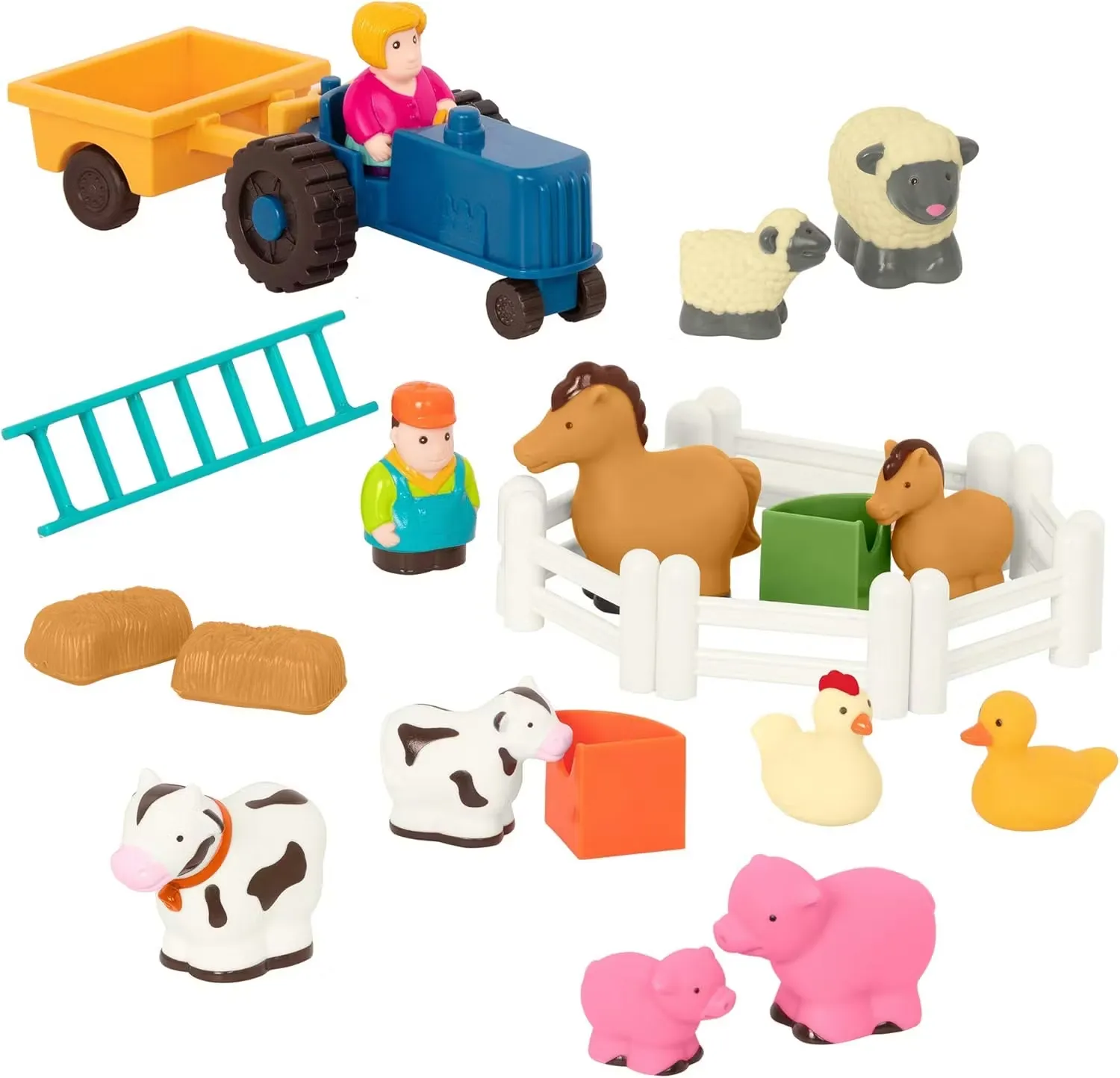Battat Toys Traktor Med Figurer