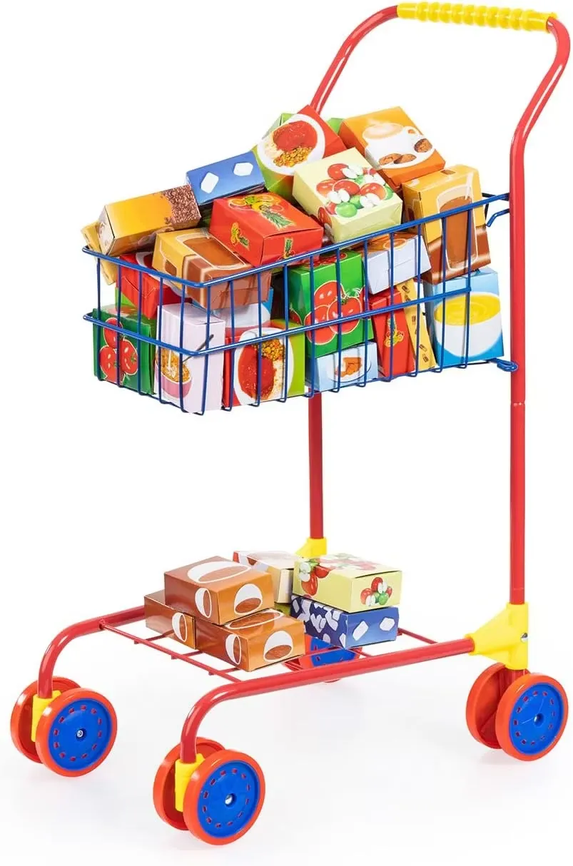 Bayer Design Shoppingvagn Med Tillbehör