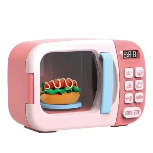 Beambox Toys Mikrovågsugn Med Tillbehör