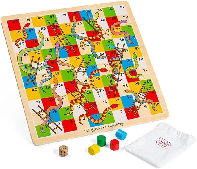 Bigjigs Toys Snakes and Ladders