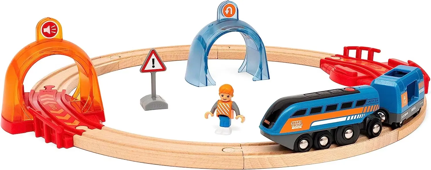 BRIO 33974 Action Tunnel Circle Set (Smart Tech Sound)
