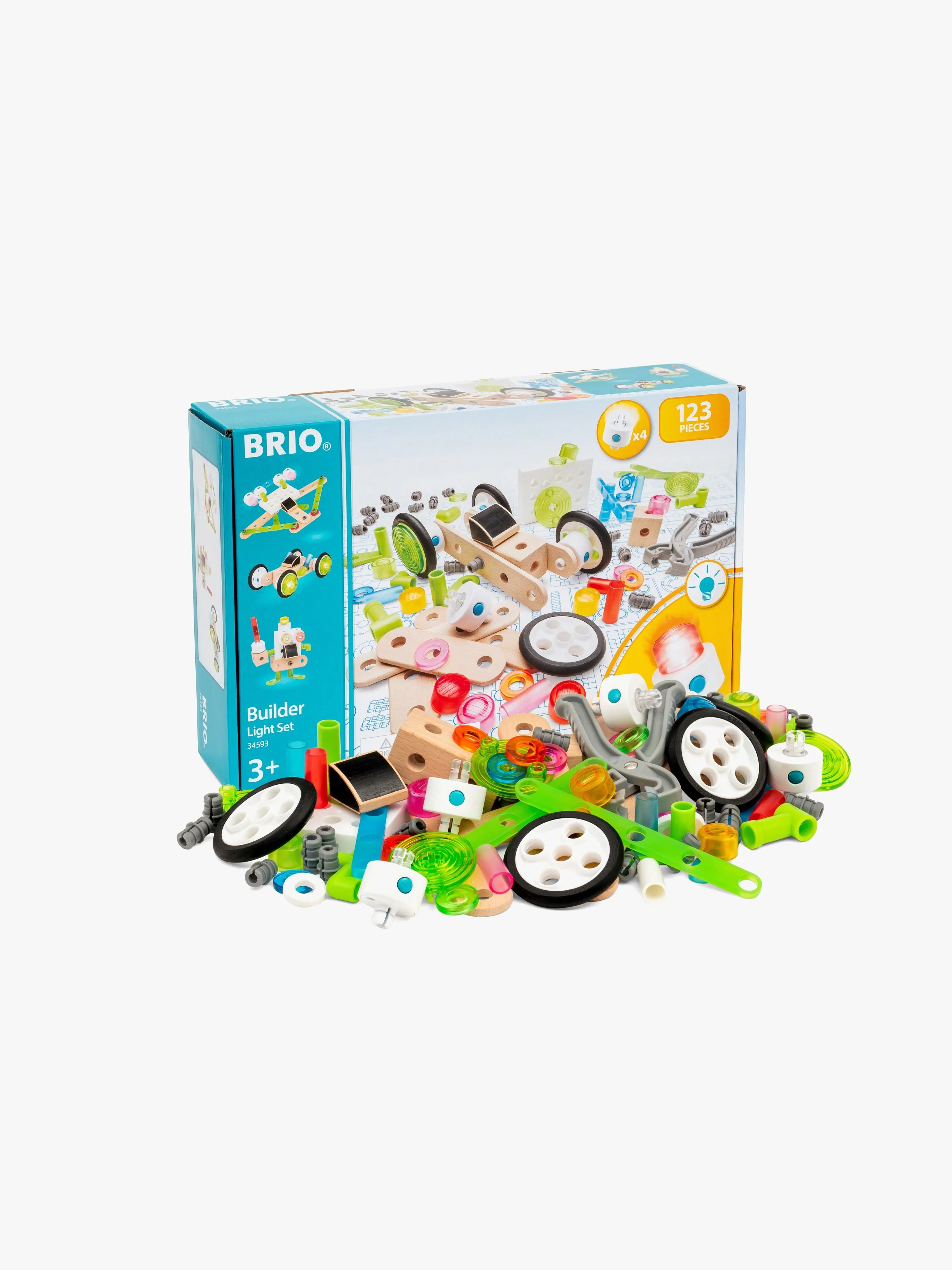 BRIO 34593 Builder Byggsats Med Ljus