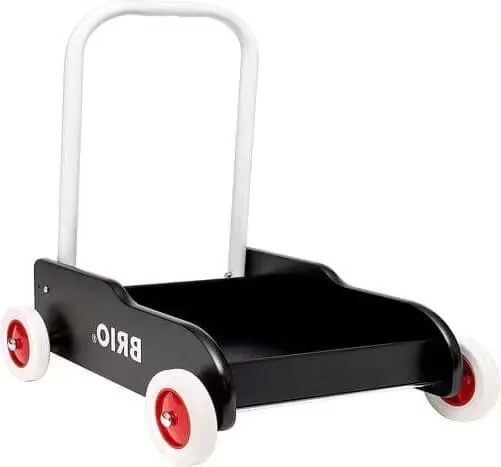 Brio Lära-Gå-Vagn Svart