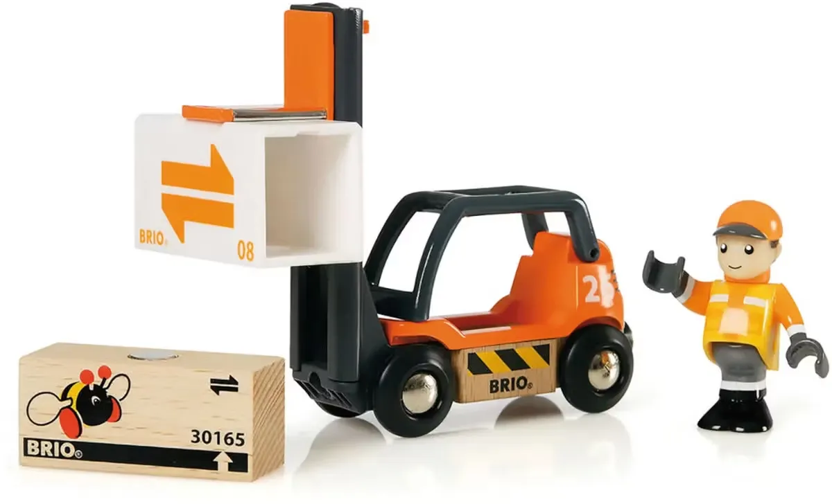 BRIO World 33573 Gaffeltruck med Förare