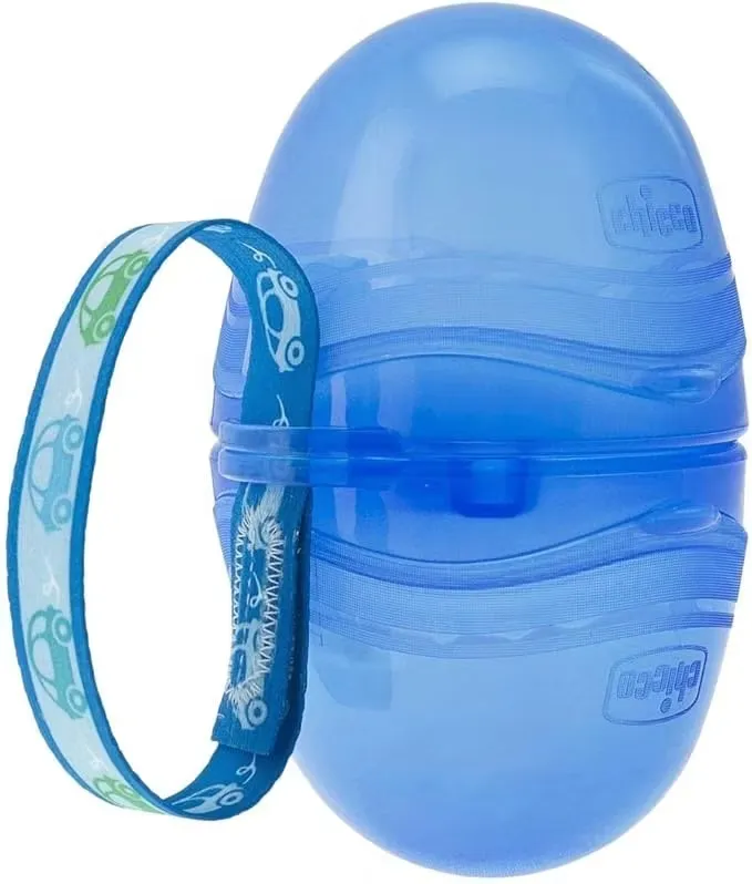 Chicco Dubbel Napphållare Med Kardborreband Blå