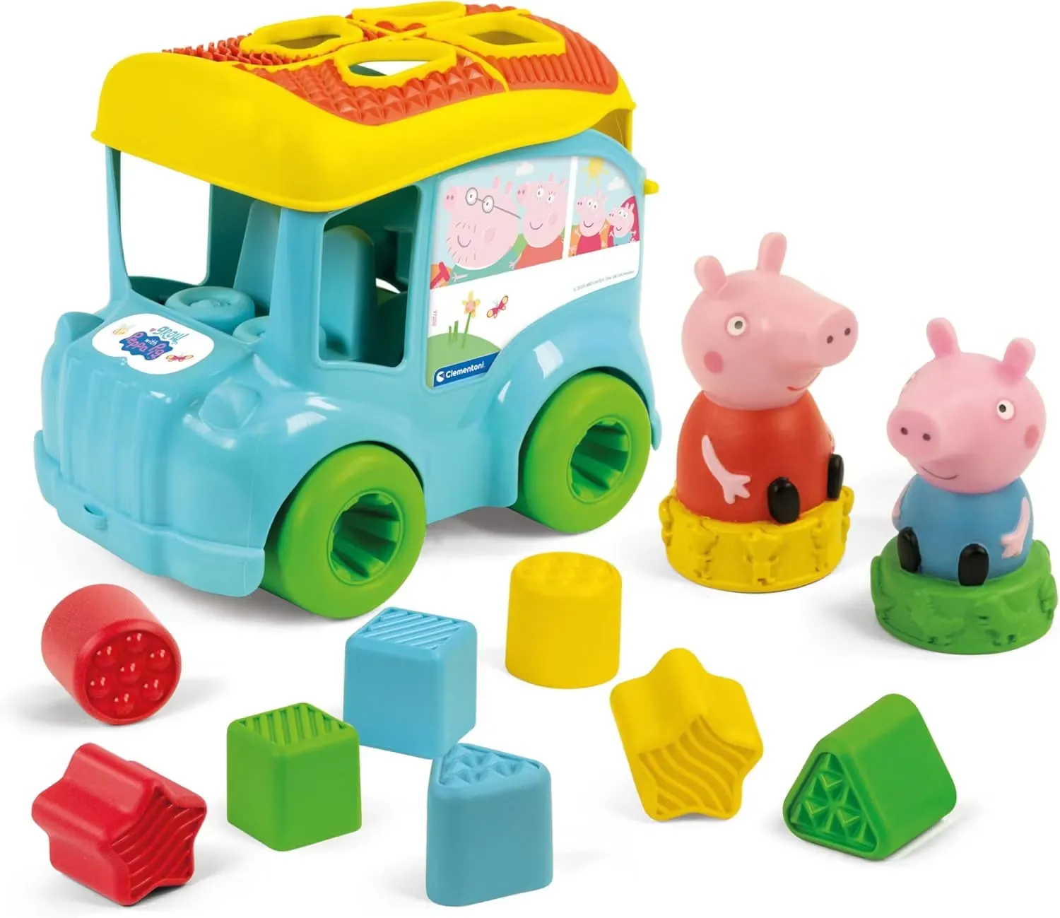 Clementoni Formsorteringsbuss Greta Gris