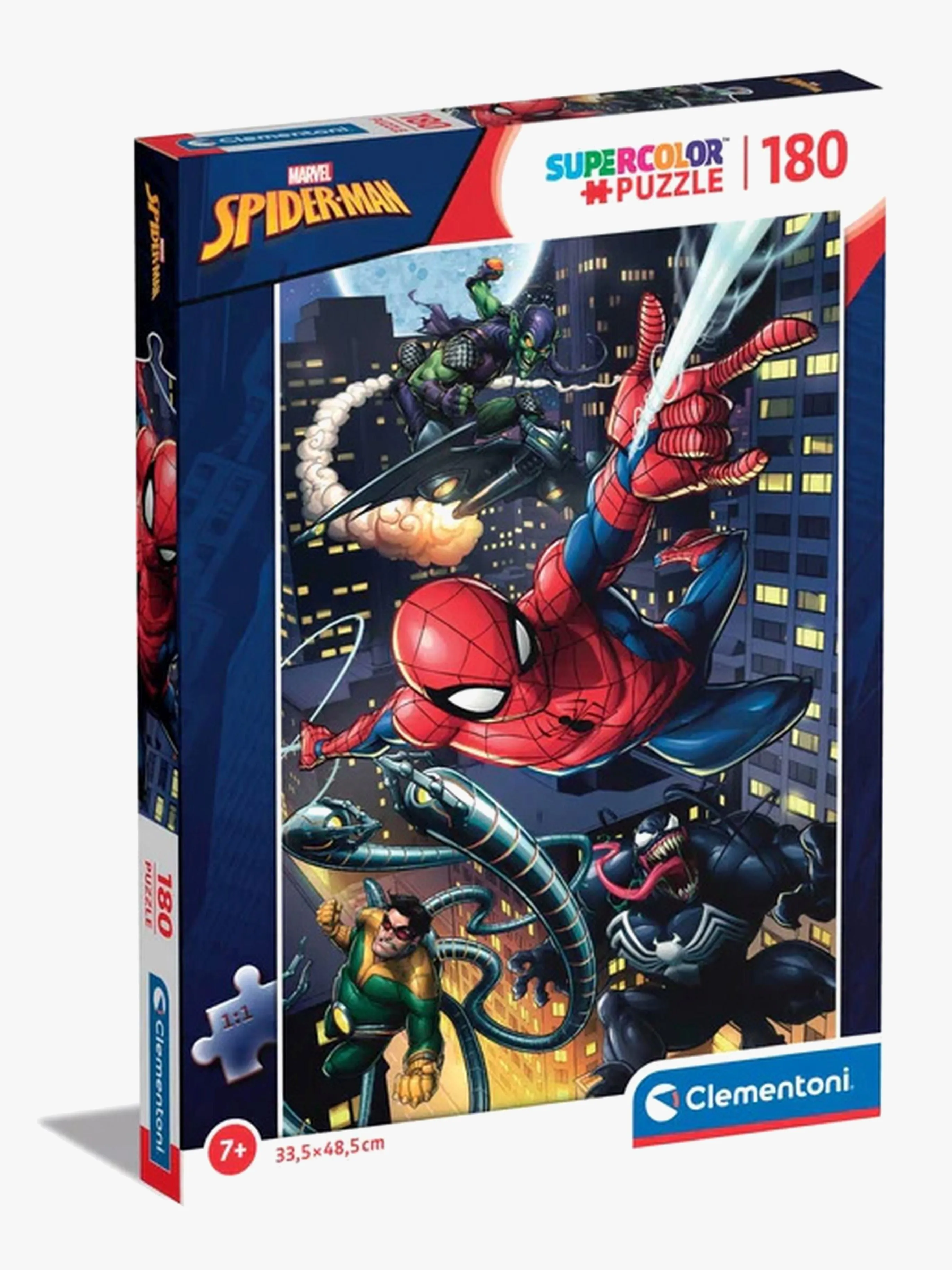 Clementoni Marvel Spider-Man Barnpussel 180 Bitar