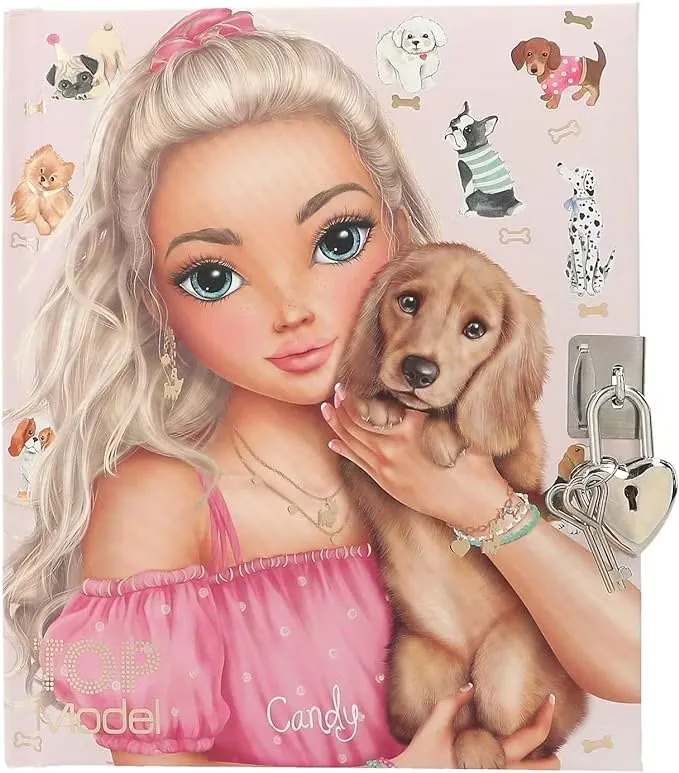 Depesche Dagbok Med Lås Top Model