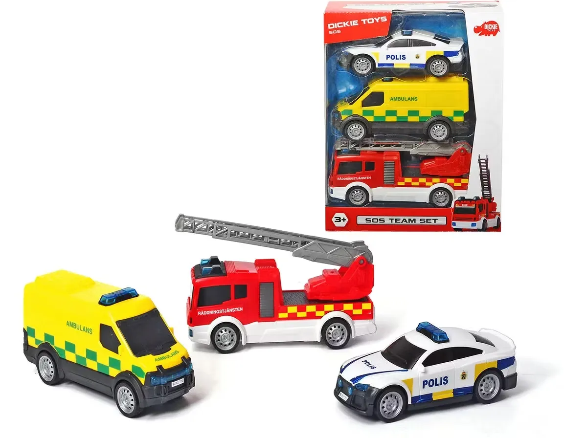 Dickie Toys SOS Team Set Småbilar