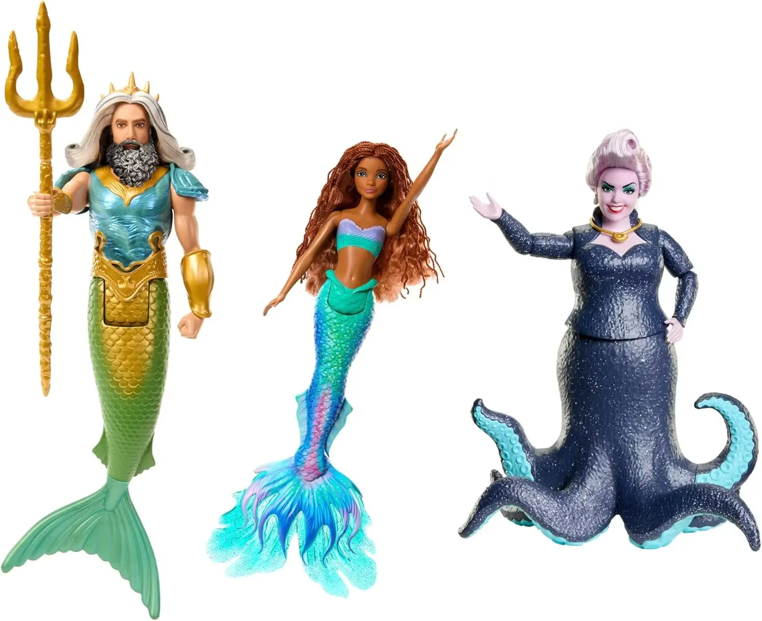 Disney Den lilla sjöjungfrun Ariel kung Triton och Ursula