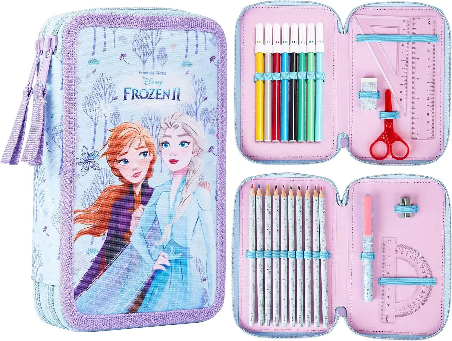 Disney Frozen Pennfodral Blå