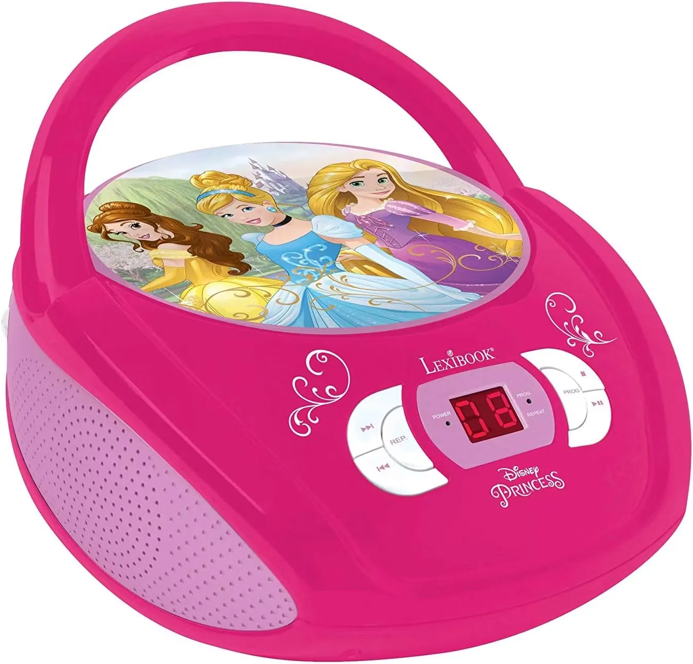 Disney Princess Cd-Spelare Rosa