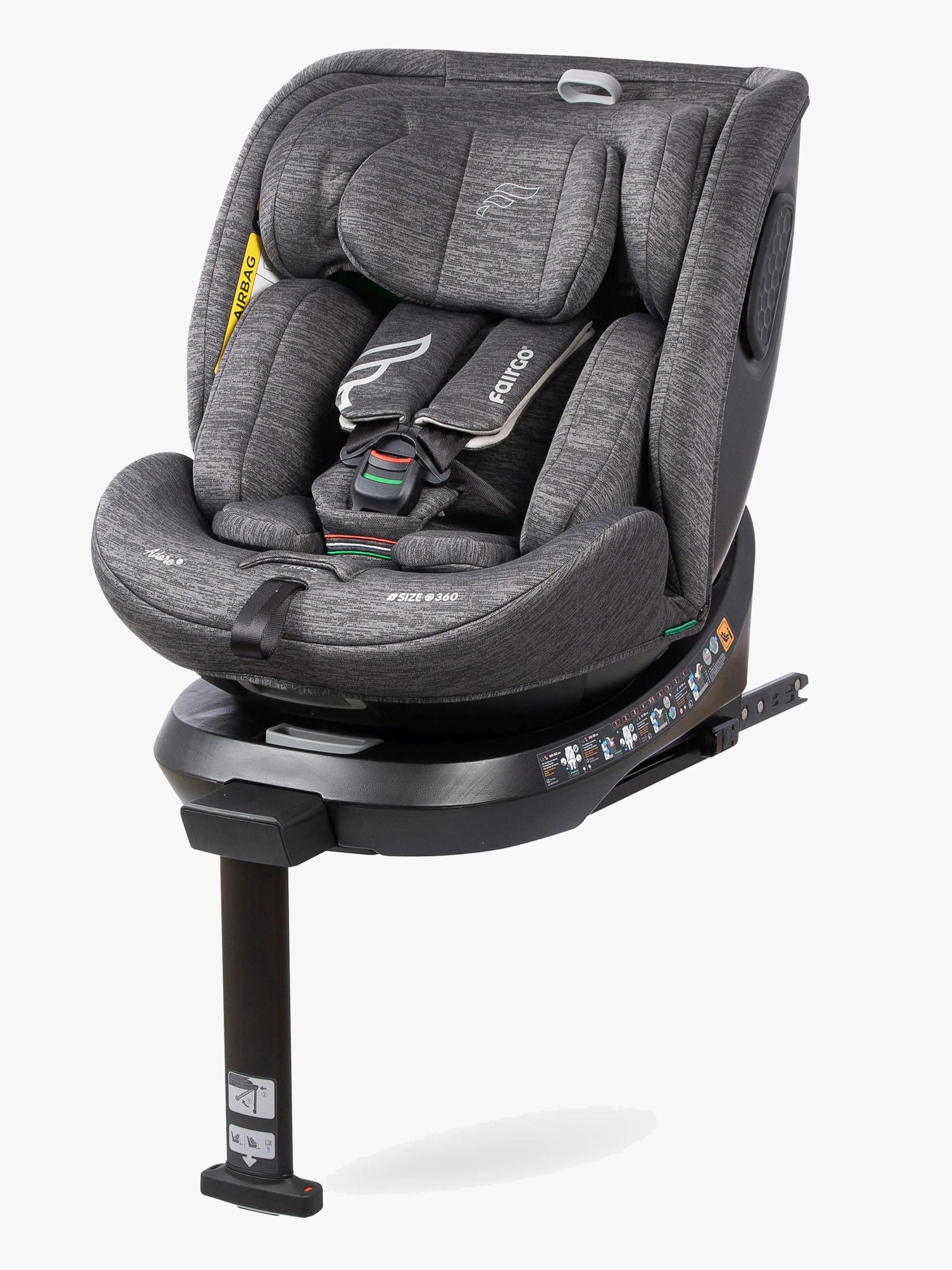 Fairgo Adore i- Bilbarnstol, Stone Grey