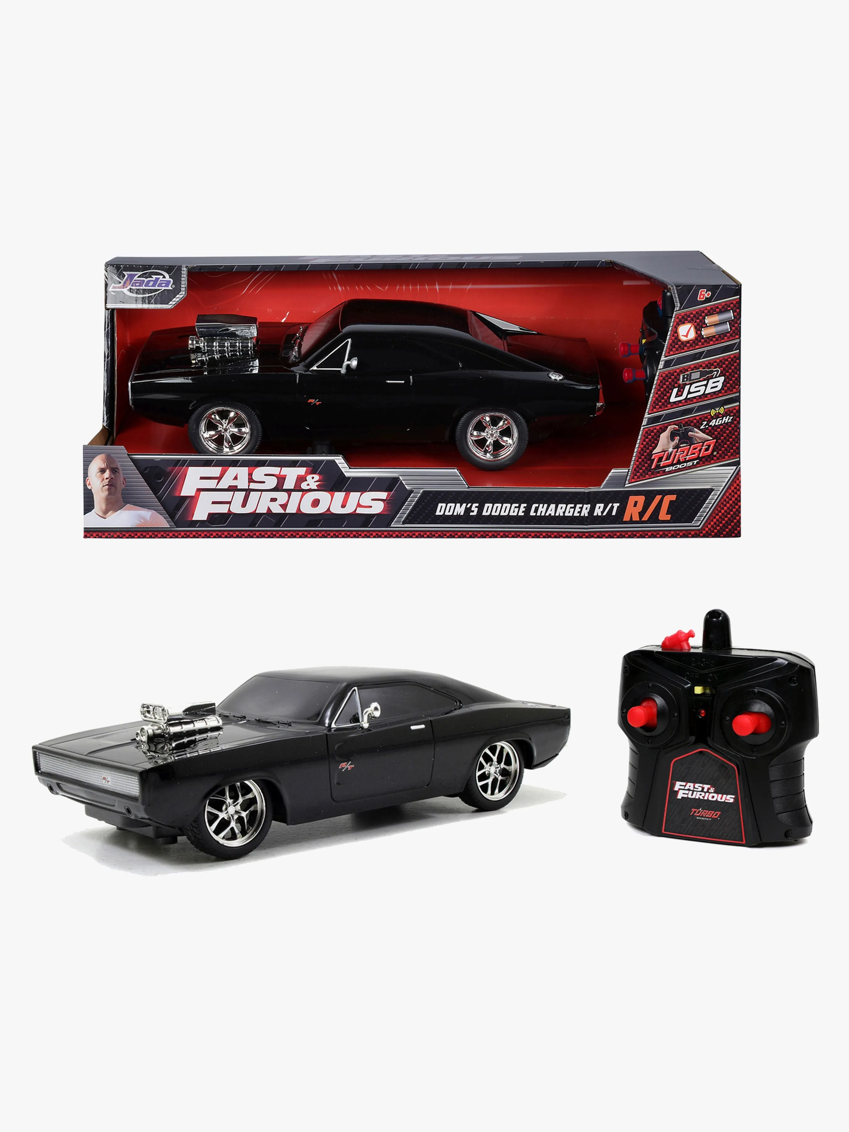Fast&Furious Radiostyrd 1970 Dodge Charger