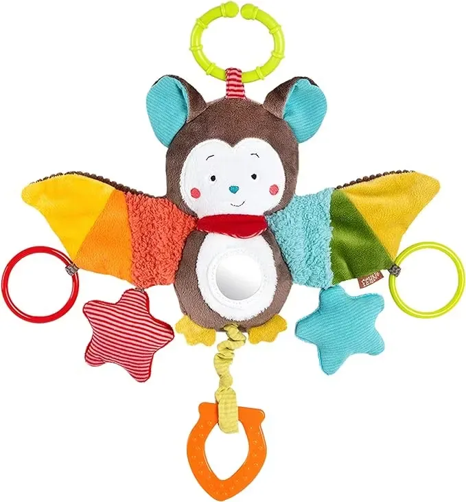 En nyfiken person använder sina barnvagnsleksaker för bebis och längtar efter att fylla på med fler.