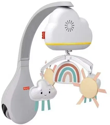 Fisher-Price Rainbow Showers Portabel Musikmobil med Speldosa