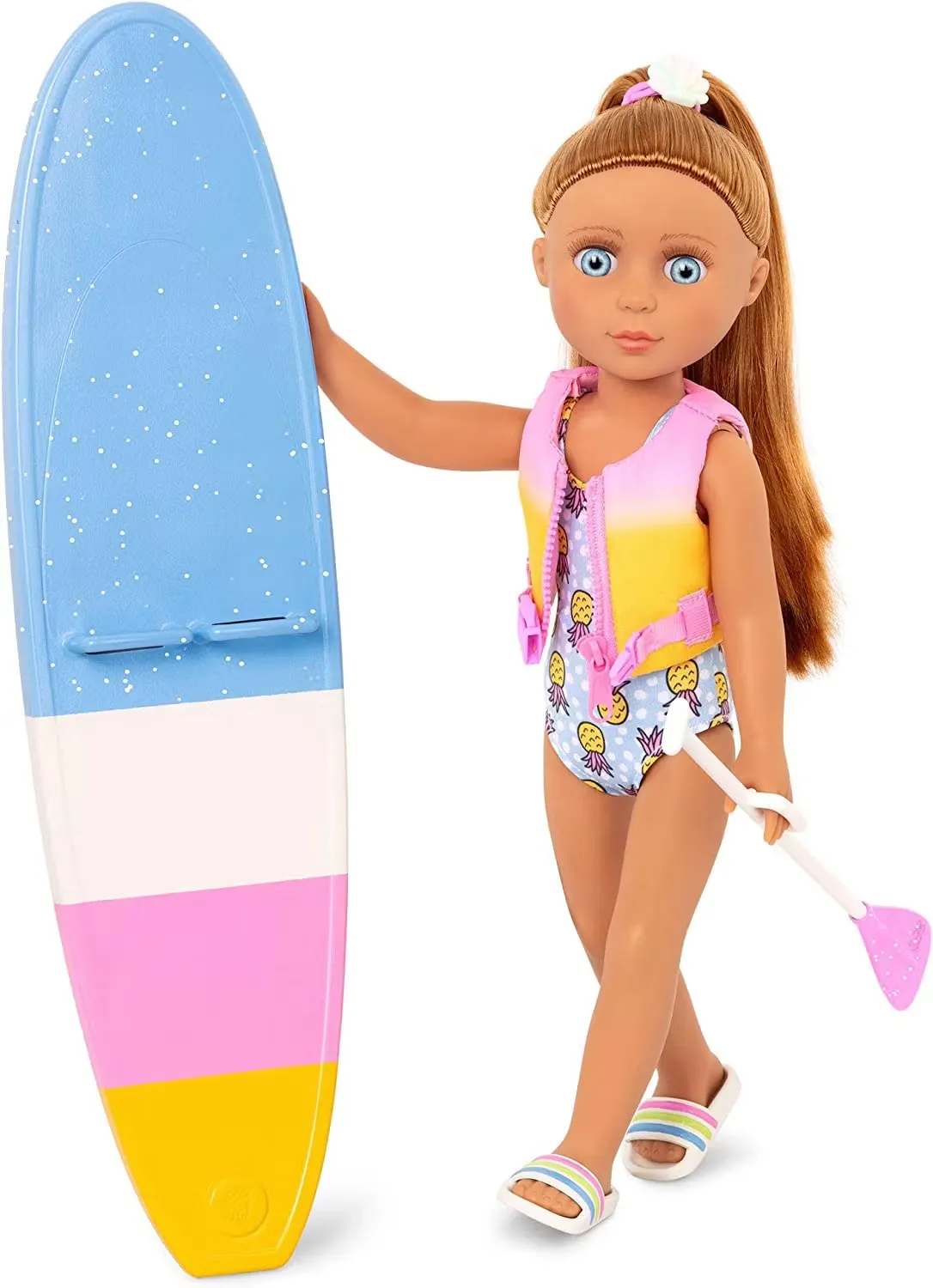 Glitter Girls Docka Med Paddelbräda