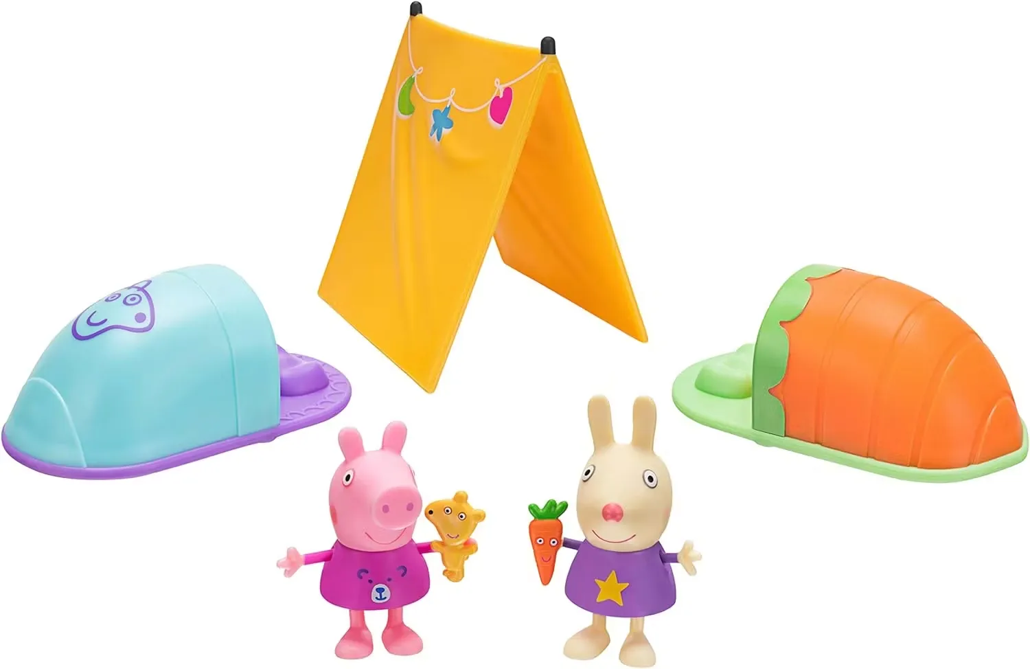 Greta Gris Figurset övernattningsfest i tältet