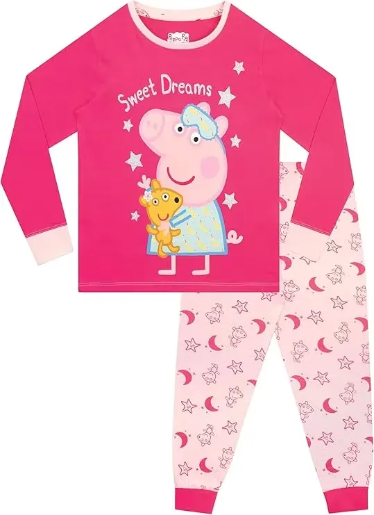 Greta Gris Pyjamasset Sweat Dreams Rosa