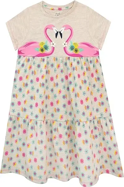 Harry Bear Barnklänning Flamingo