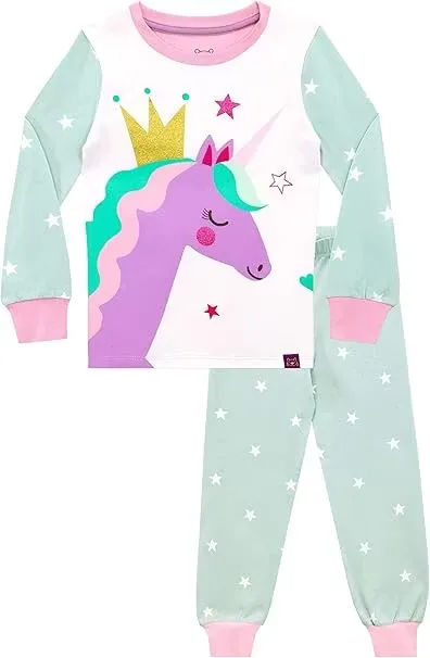 Harry Bear Pyjamasset Enhörning Blå