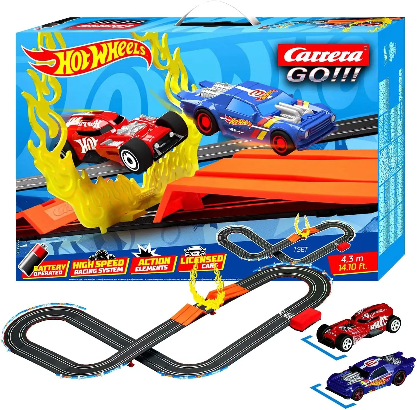 Hot Wheels Bilbana Med Eldring
