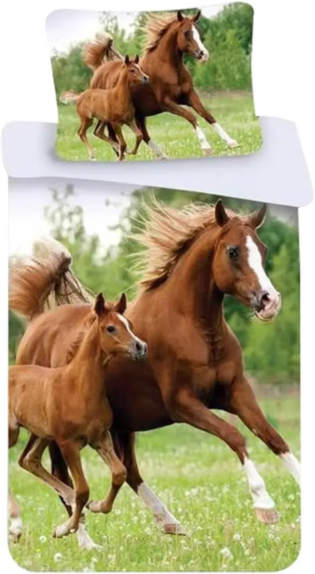 Jerry Fabrics Påslakanset Häst