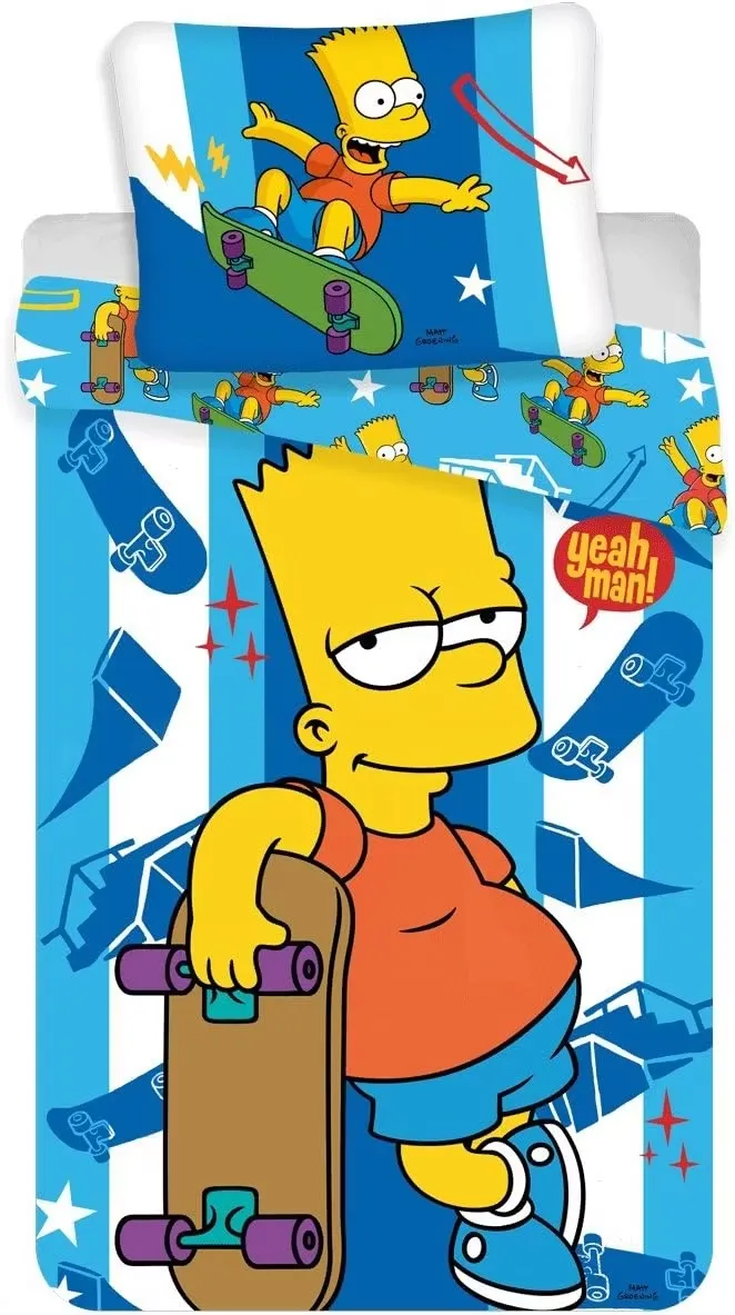 Jerry Fabrics The Simpsons Påslakanset