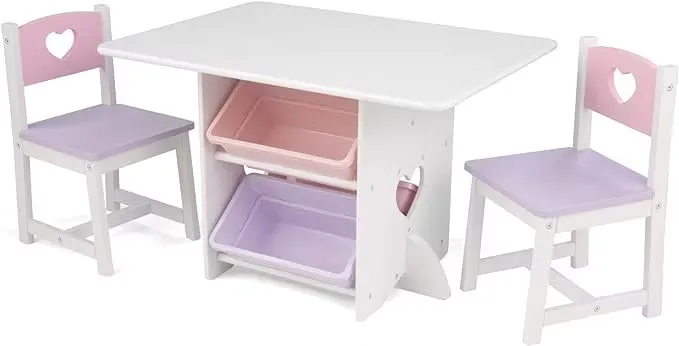Kidkraft Sittgrupp Vit/Rosa