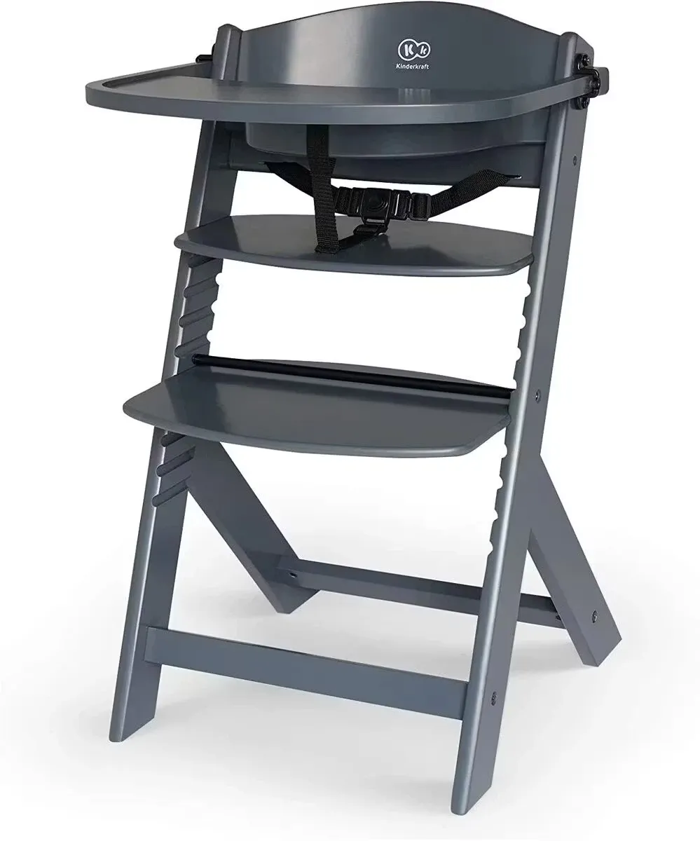 Kinderkraft Enock Matstol Grå