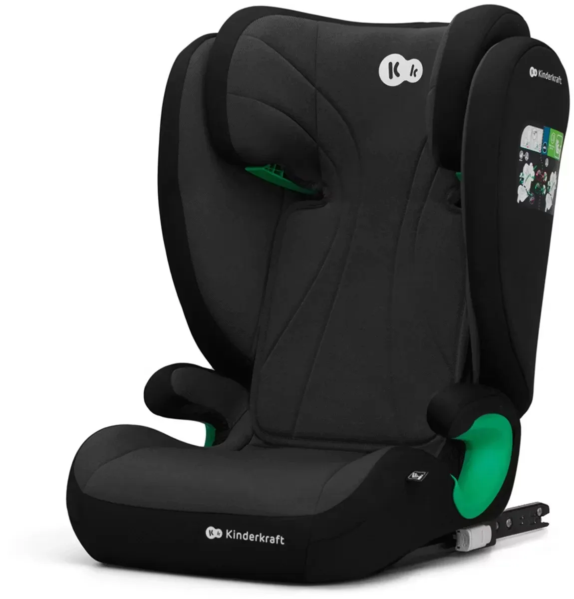 Kinderkraft JUNIOR FIX 2 i-Size Bältesstol Graphite Black