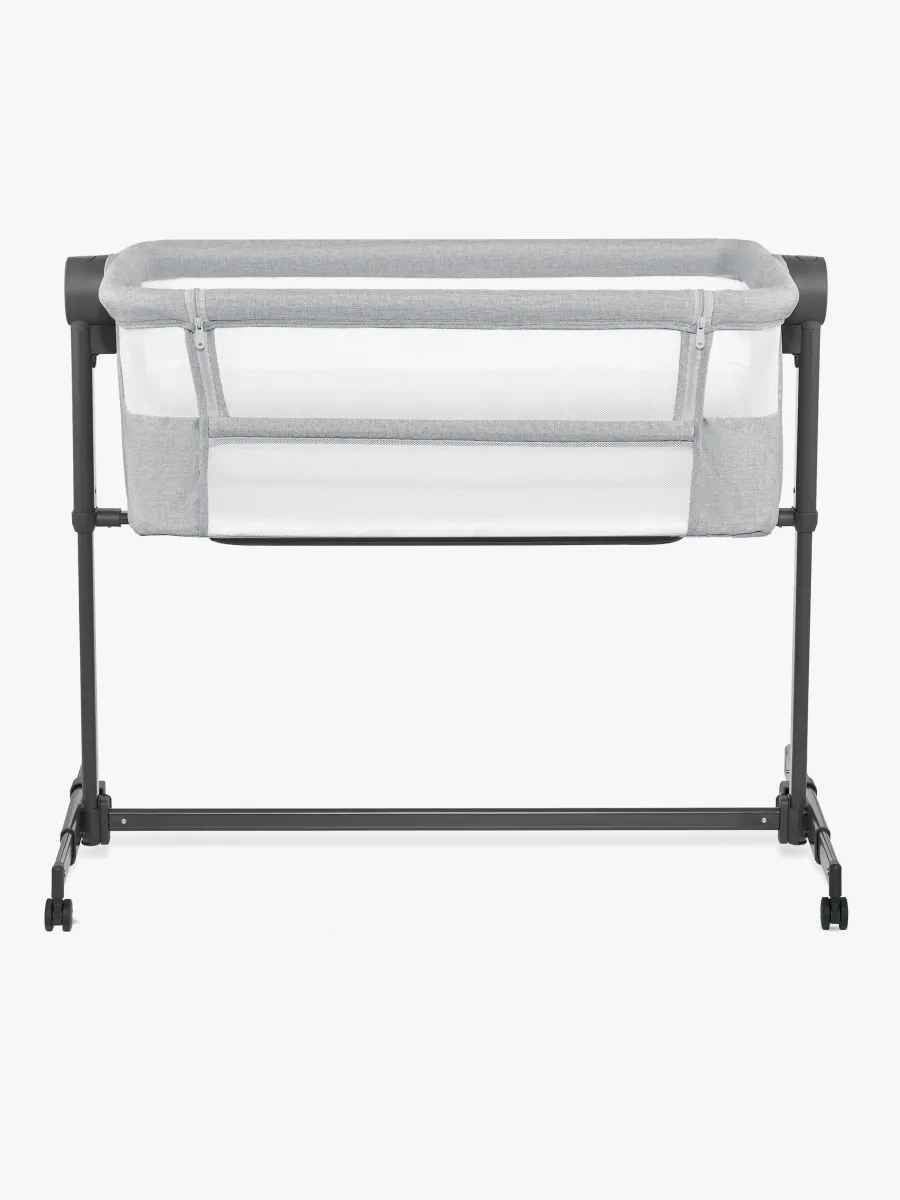 Kinderkraft Neste Up 2 Bedside Crib, Light Grey