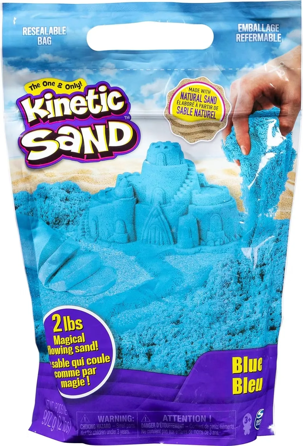 Kinetic Sand 0.9 Kg Blå