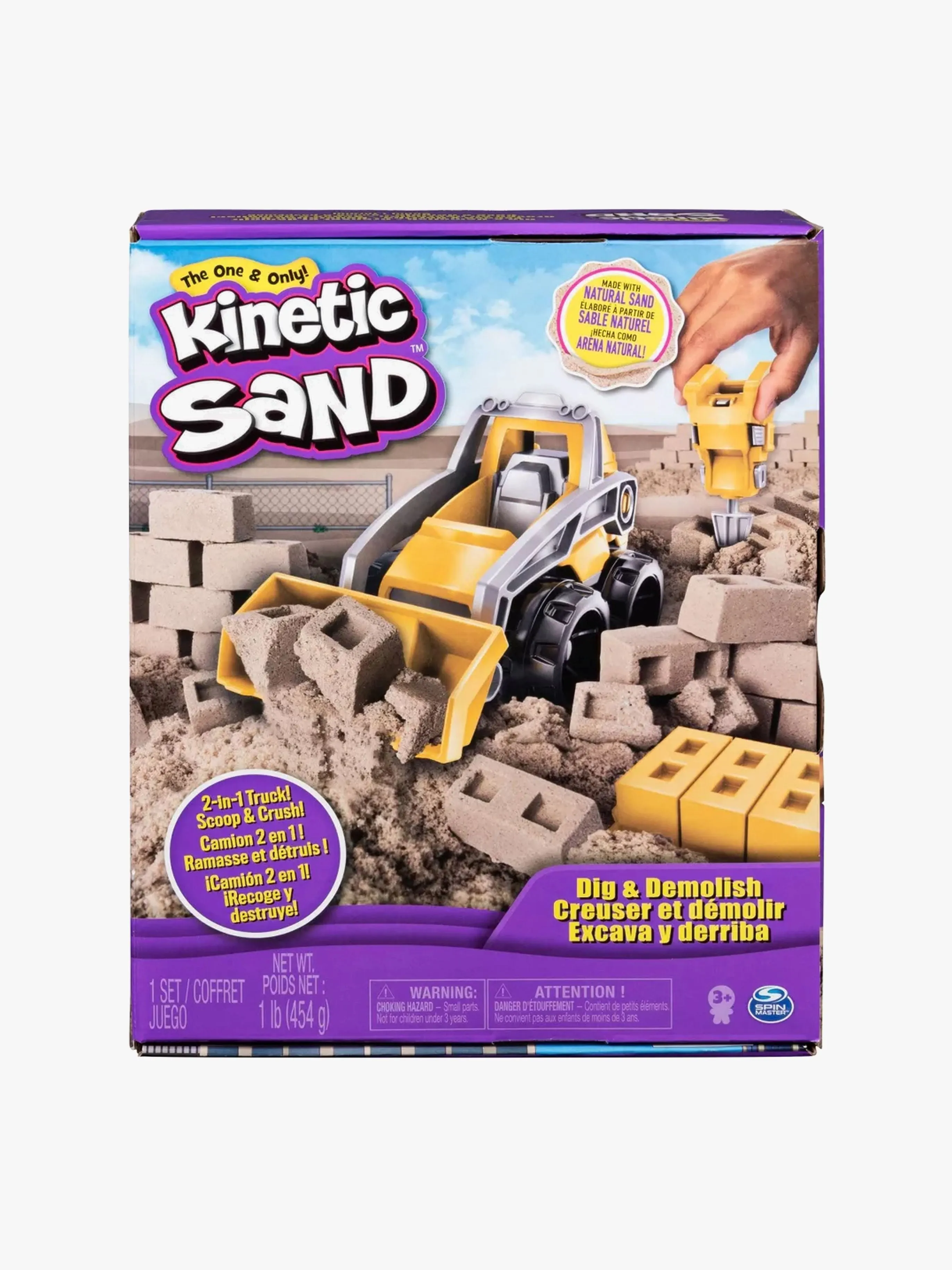 Kinetic Sand Dig & Demolish Lekset