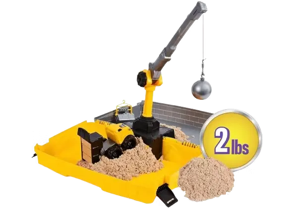 Kinetic Sand Hopfällbar Sandlåda, Byggarbetsplats