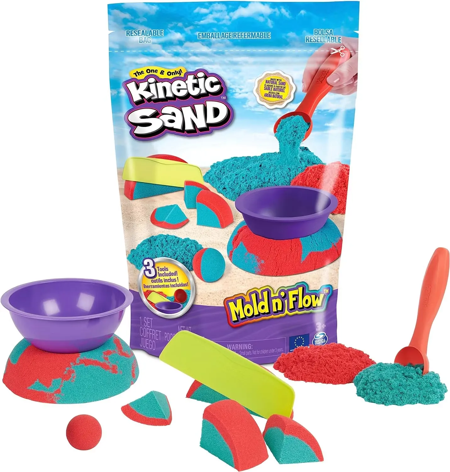 Kinetic Sand Mold N' Flow