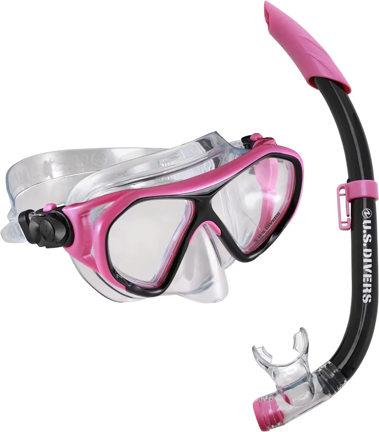 Kombo Dorado Snorkel Set Svart/Rosa