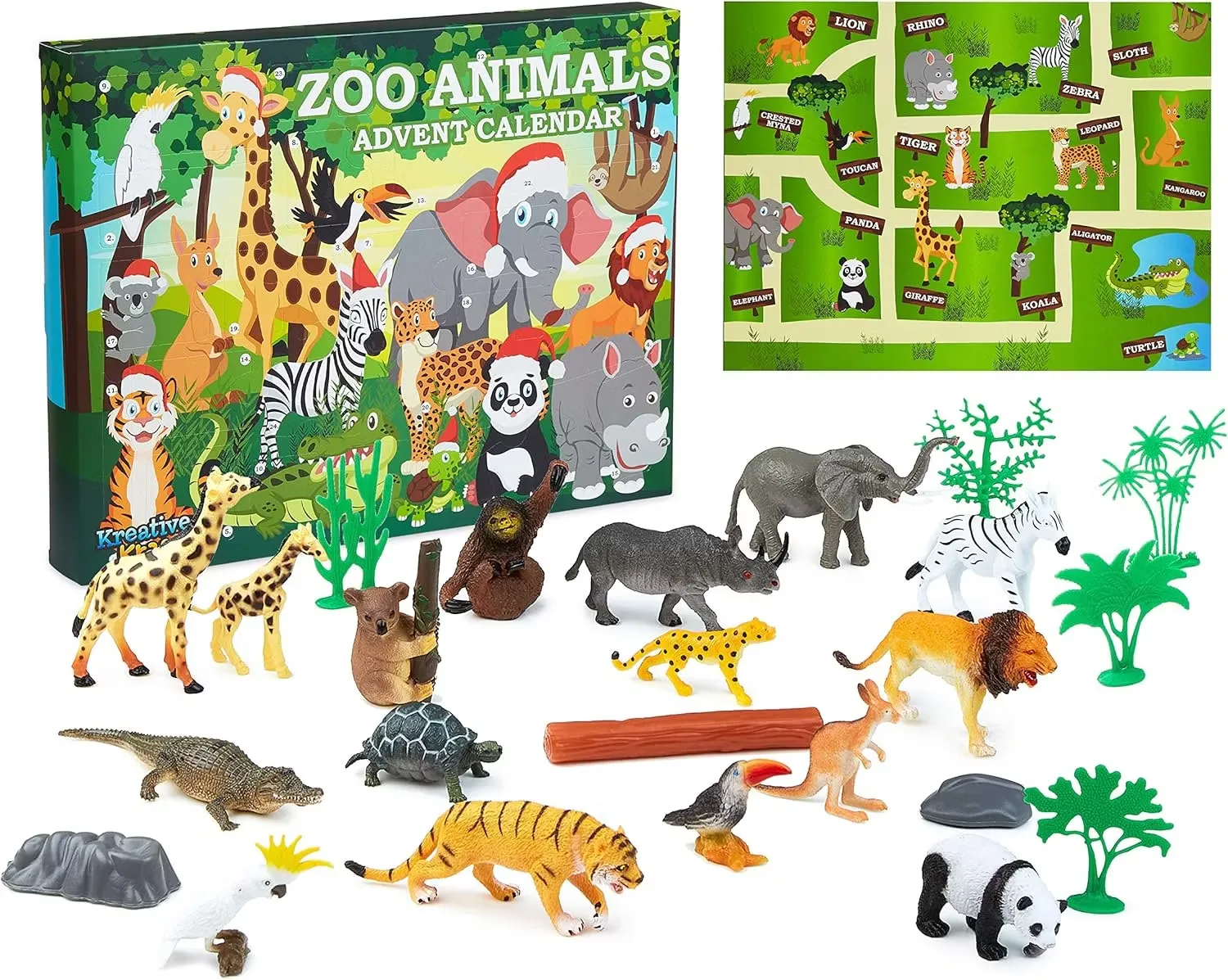 Kreativekraft Adventskalender Zoo Animals