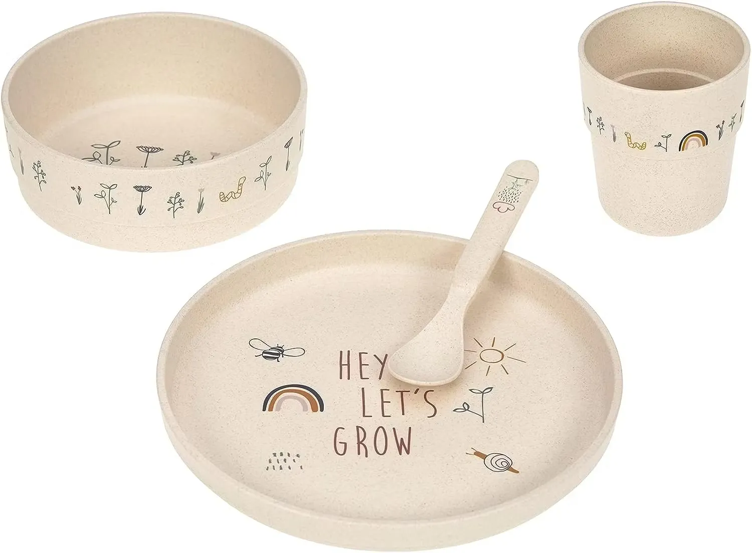 Lässig Hey Lets Grow Barnservis 4 Delar