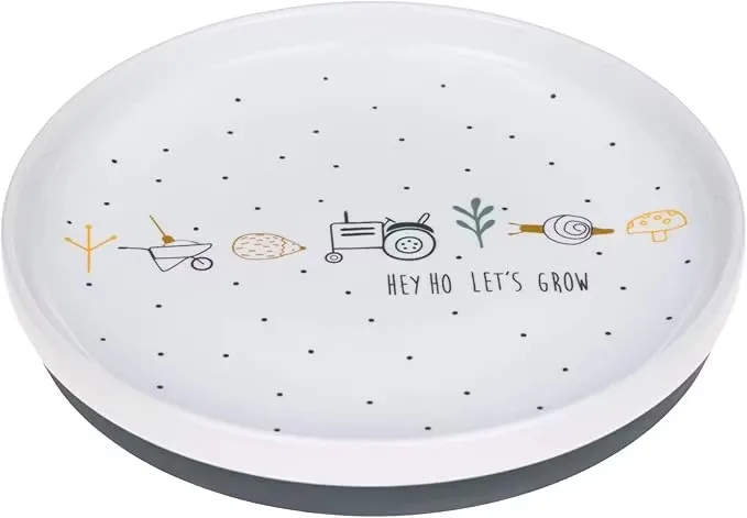 Lässig Tallrik Med Silikonring