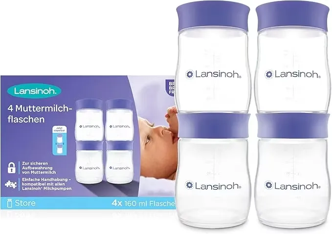 Lansinoh Bröstmjölksflaska 4-Pack