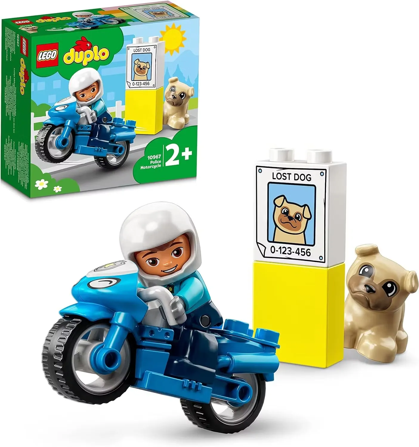 LEGO 10967 DUPLO Polismotorcykel