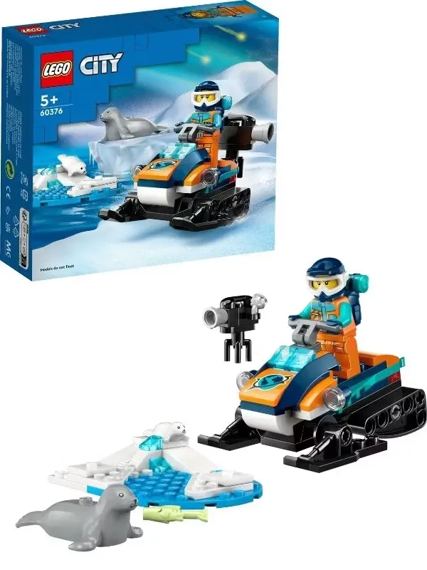 LEGO City 60376 Polarutforskare Och Snöskoter
