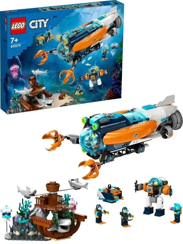LEGO City 60379 Havsutforskare Och Ubåt