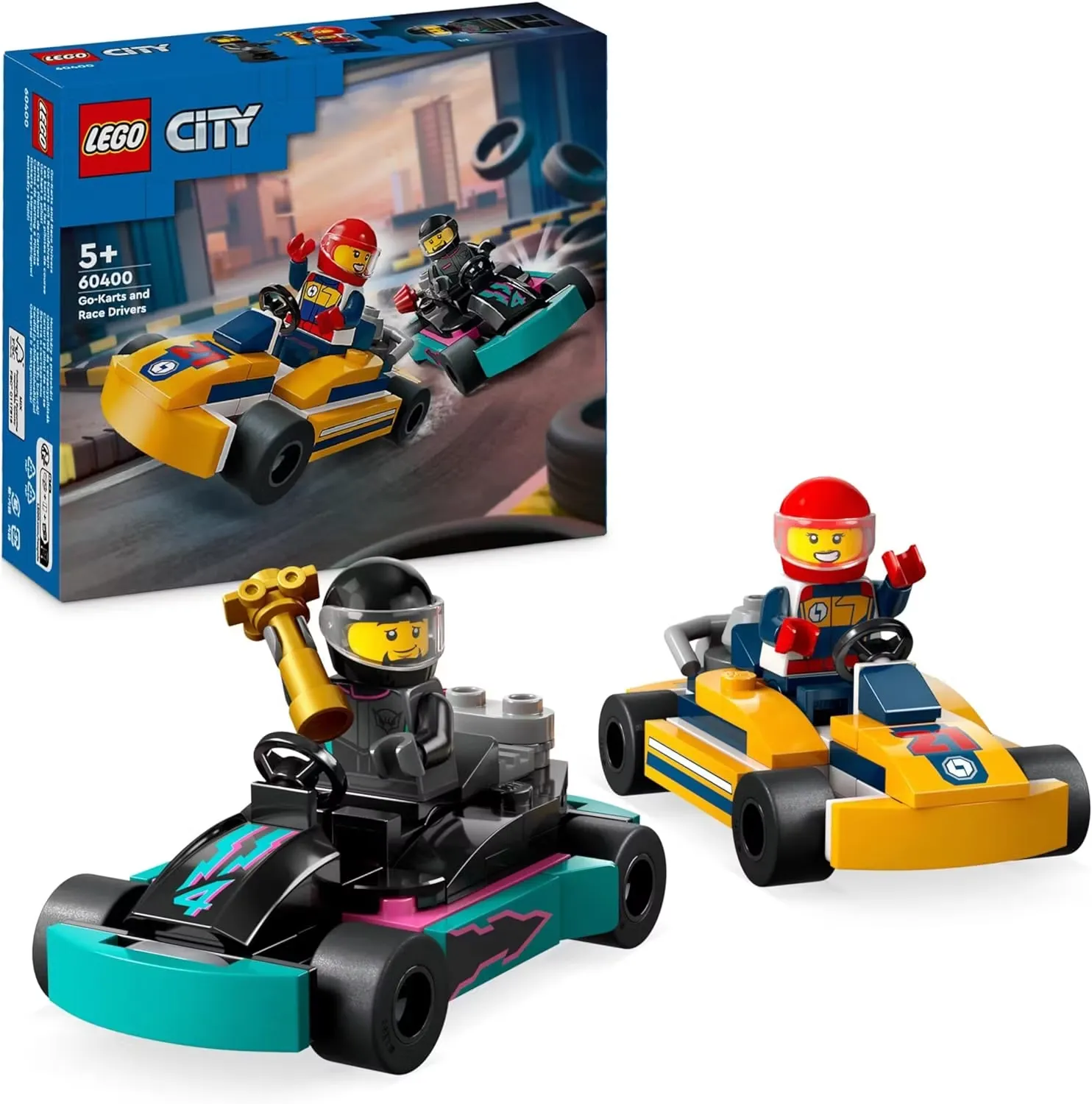 LEGO City 60400 Gokarter Och Racerförare