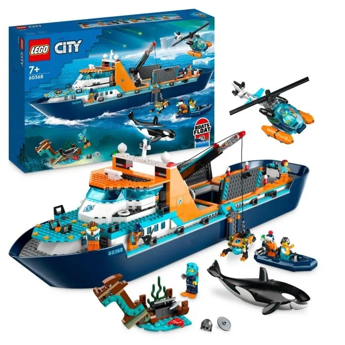 LEGO City Exploration 60368 Polarutforskare och skepp