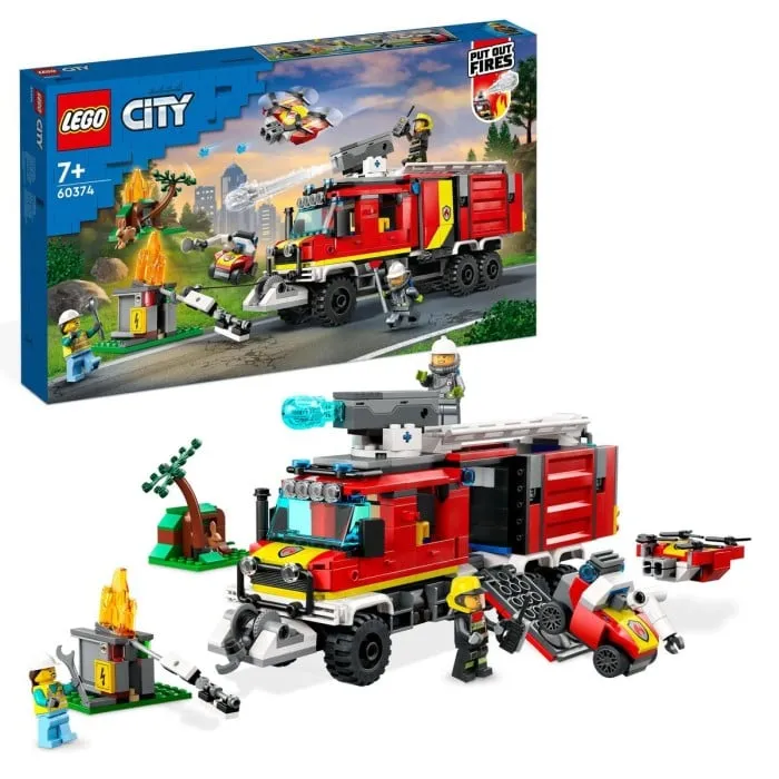 LEGO City Fire 60374 Brandchefens bil
