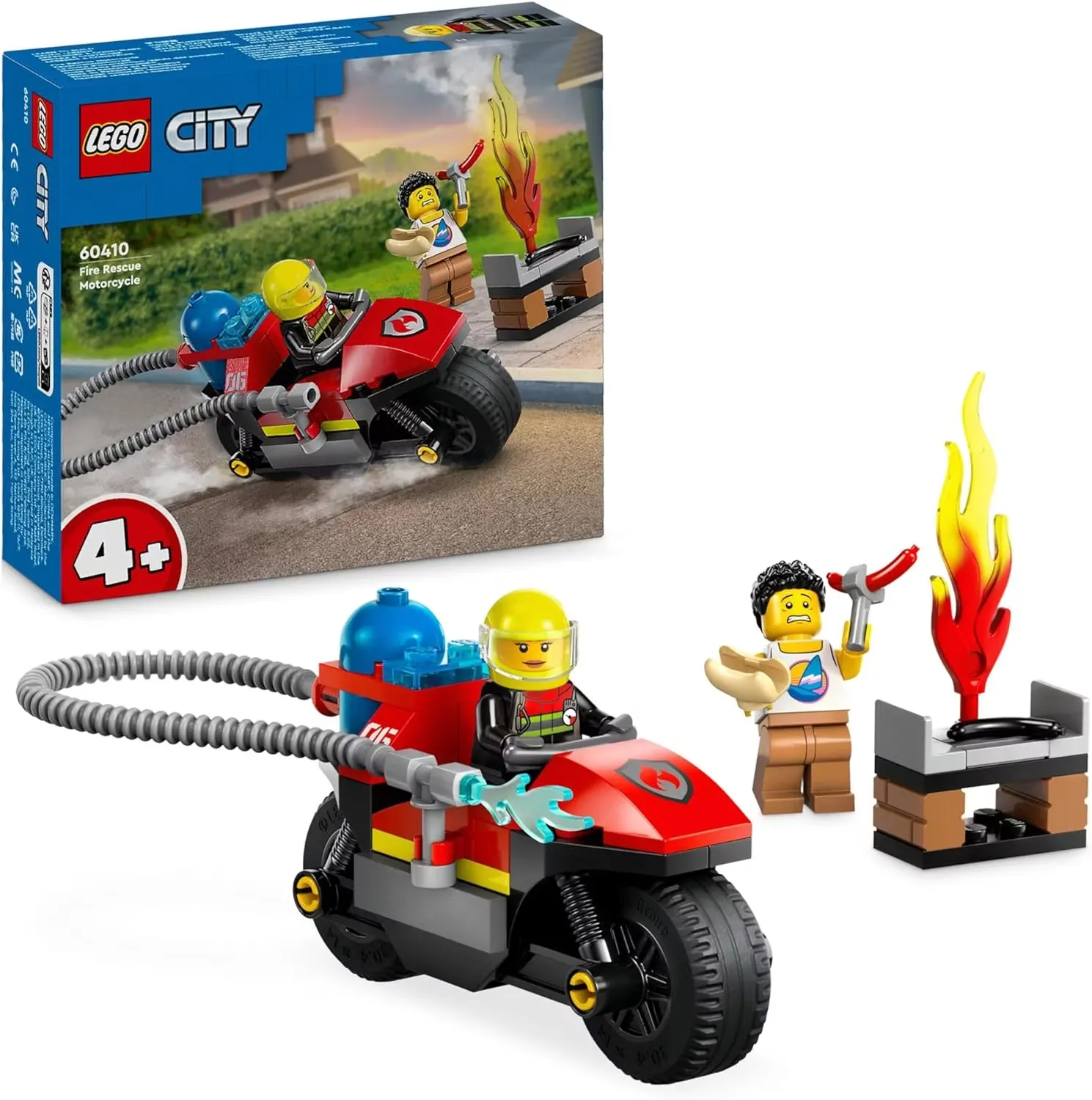 LEGO City Fire 60410 Brandräddningsmotorcykel