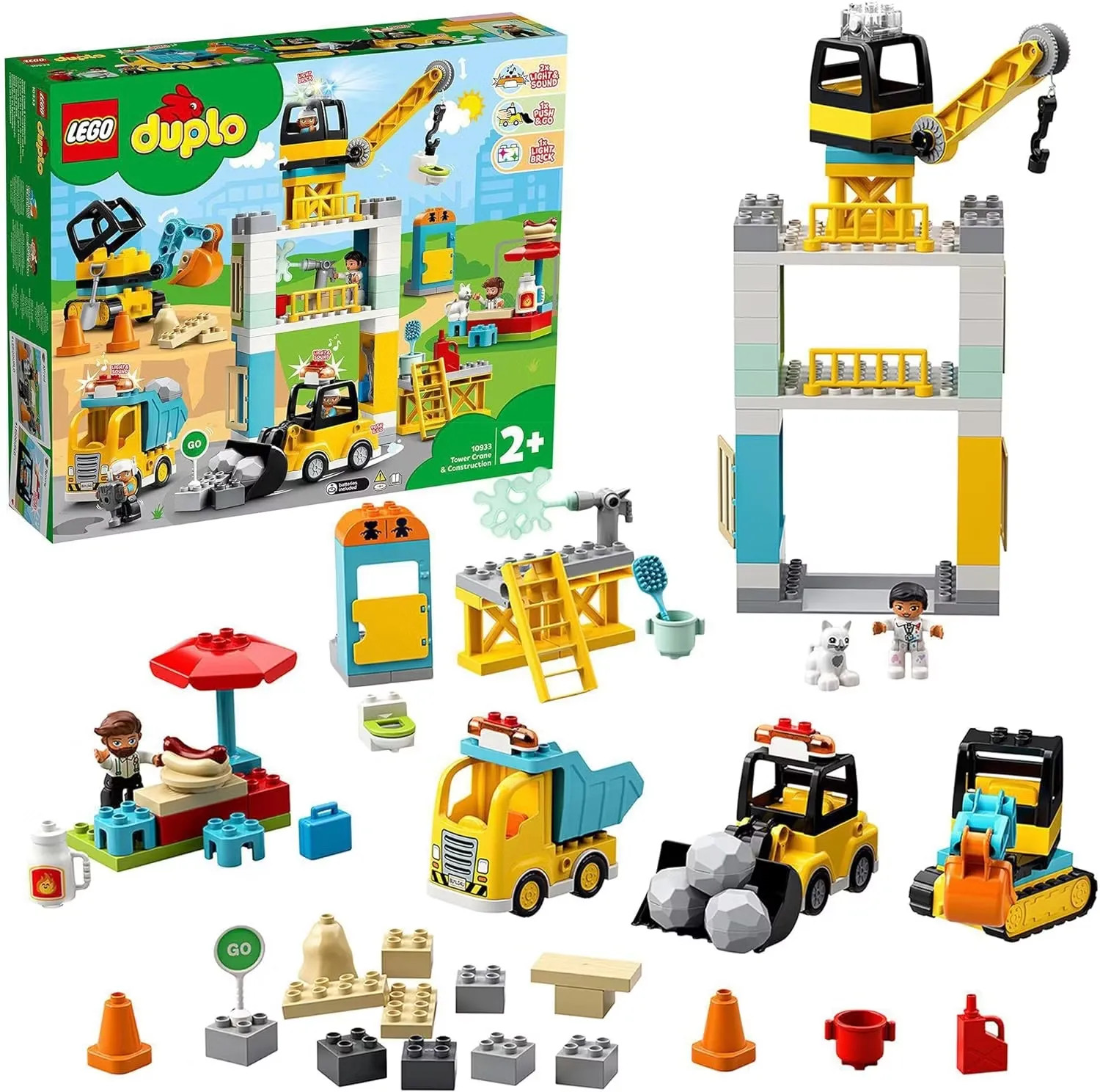 LEGO® DUPLO® 10933 Lyftkran och byggnadsarbete