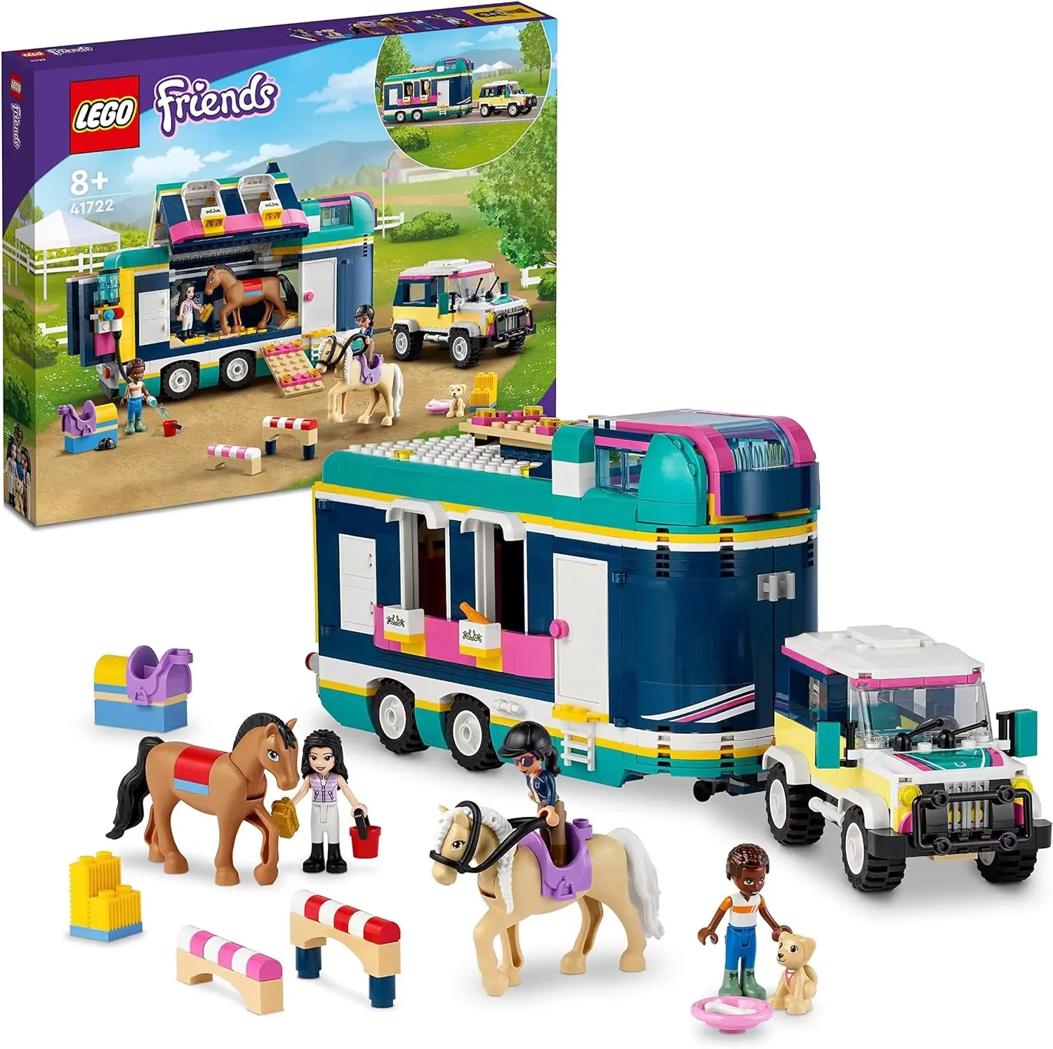 LEGO Friends 41722 Hästtävlingssläp